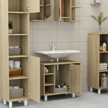 Load image into Gallery viewer, vidaXL Bathroom Cabinet Sonoma Oak 23.6"x12.6"x21.1" Chipboard