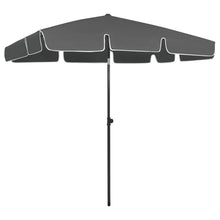 Load image into Gallery viewer, vidaXL Beach Umbrella Anthracite 78.7"x49.2"