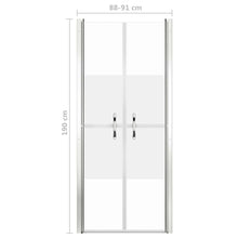 Load image into Gallery viewer, vidaXL Suihkuovi puoliksi huurrettu ESG 91x190 cm