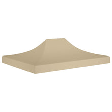 Load image into Gallery viewer, vidaXL Juhlateltan katto 4,5x3 m beige 270 g/m²