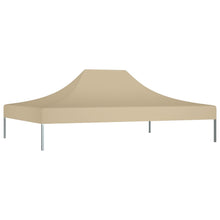 Load image into Gallery viewer, vidaXL Juhlateltan katto 4,5x3 m beige 270 g/m²