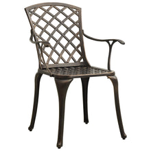 Load image into Gallery viewer, vidaXL 3 Piece Bistro Set Cast Aluminum Bronze
