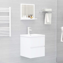 Load image into Gallery viewer, vidaXL Bathroom Mirror White 15.7"x4.1"x14.6" Chipboard