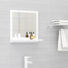 Load image into Gallery viewer, vidaXL Bathroom Mirror White 15.7"x4.1"x14.6" Chipboard
