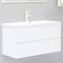 Load image into Gallery viewer, vidaXL Allaskaappi valkoinen 90x38,5x45 cm lastulevy