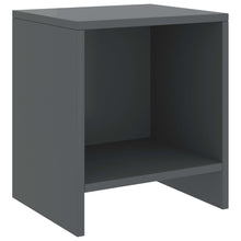 Load image into Gallery viewer, vidaXL Yöpöydät 2 kpl tummanharmaa 35x30x40 cm täysi mänty