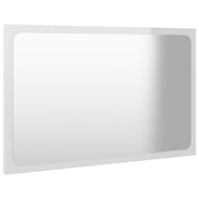 Load image into Gallery viewer, vidaXL 2-osainen kylpyhuonekalustesarja korkeakiilto valk. lastulevy