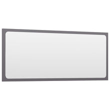 Load image into Gallery viewer, vidaXL 2 Piece Bathroom Furniture Set High Gloss Gray Chipboard
