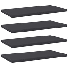 Load image into Gallery viewer, vidaXL Bookshelf Boards 4 pcs Gray 15.7"x7.9"x0.6" Chipboard