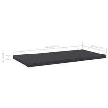 Load image into Gallery viewer, vidaXL Bookshelf Boards 4 pcs Gray 15.7"x7.9"x0.6" Chipboard