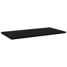 Load image into Gallery viewer, vidaXL Bookshelf Boards 4 pcs Black 23.6"x11.8"x0.6" Chipboard
