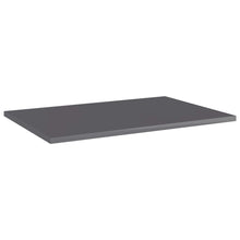 Load image into Gallery viewer, vidaXL Bookshelf Boards 4 pcs High Gloss Gray 23.6"x15.7"x0.6" Chipboard