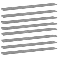Load image into Gallery viewer, vidaXL Bookshelf Boards 8 pcs Concrete Gray 31.5"x3.9"x0.6" Chipboard