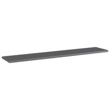 Load image into Gallery viewer, vidaXL Bookshelf Boards 8 pcs High Gloss Gray 39.4"x7.9"x0.6" Chipboard