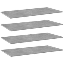 Load image into Gallery viewer, vidaXL Bookshelf Boards 4 pcs Concrete Gray 39.4"x19.7"x0.6" Chipboard