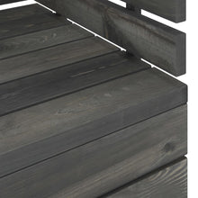 Load image into Gallery viewer, vidaXL 8-osainen puutarhan lavasohvasarja täysi mänty tummanharmaa